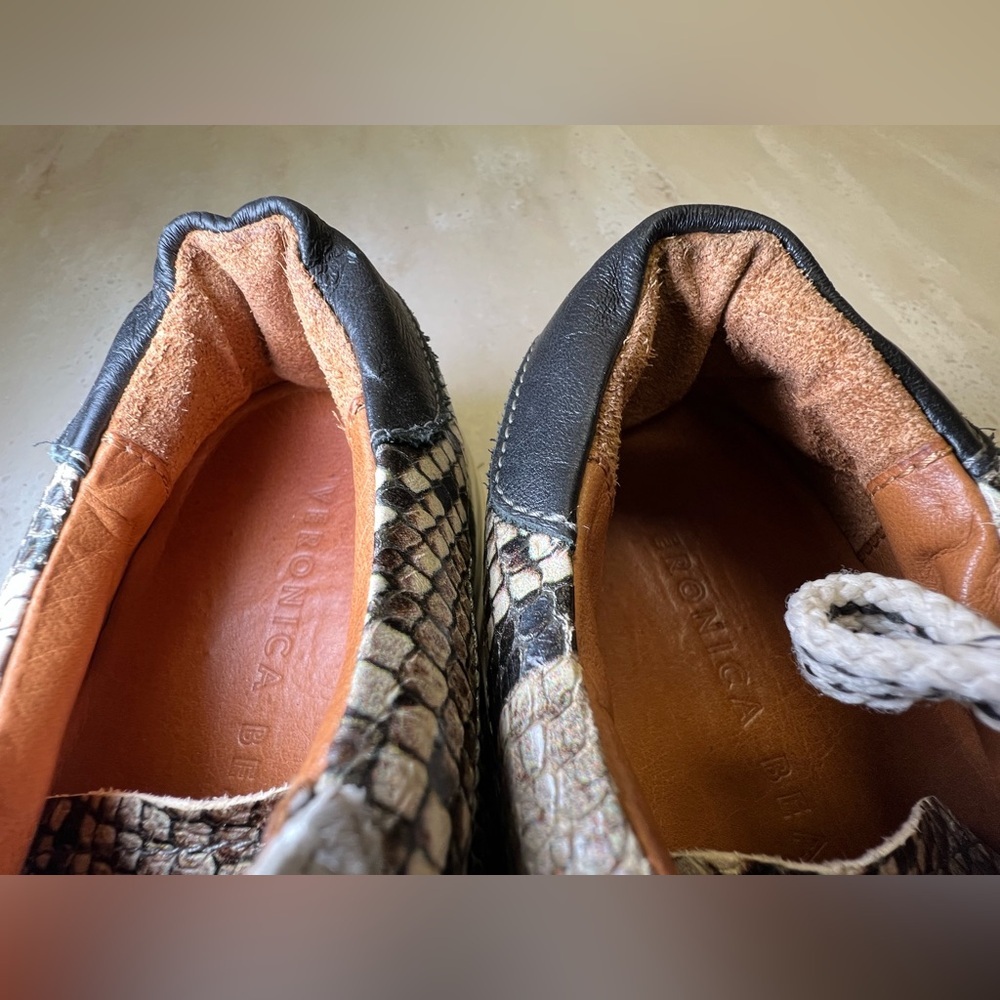 Veronica Beard Sami Python Snake Print Women’s Sn… - image 6